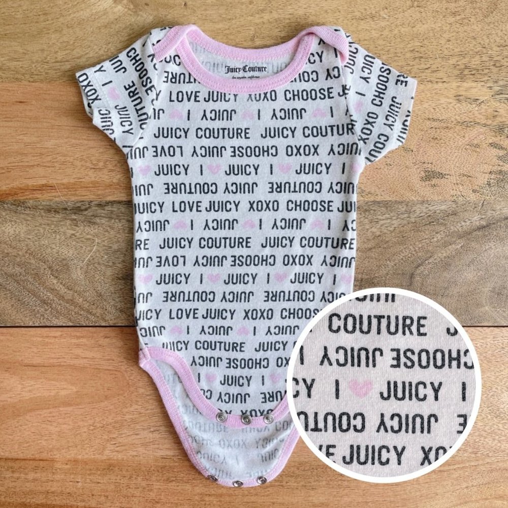 $2 Juicy Couture baby bodysuit 0-3m baby girl